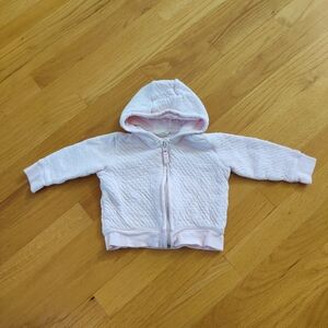 Burt's Bees Light Pink Zippered Hoodie